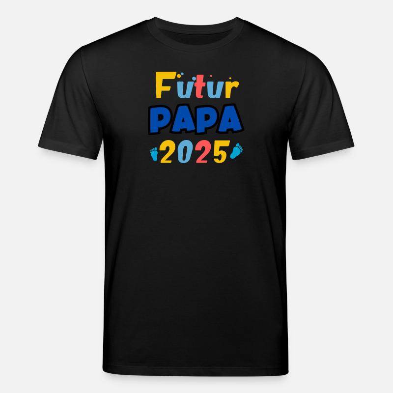 Werdender Papa Junge - Stanley/Stella Unisex Bio-T-Shirt CREATOR  - Schwarz