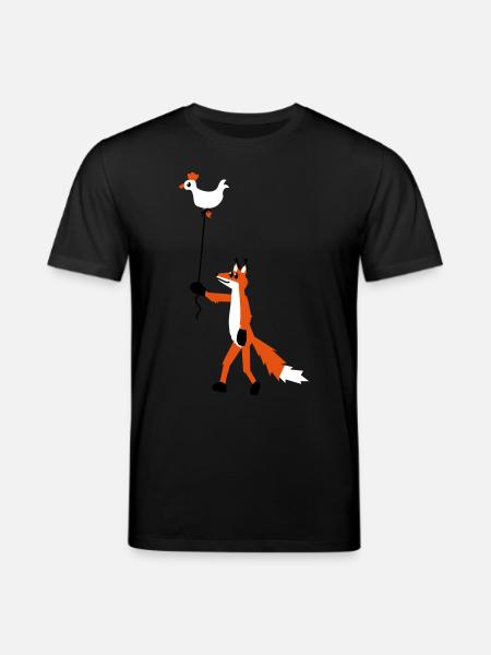 Fuchs und Henne - Stanley/Stella Unisex Bio-T-Shirt CREATOR  - Schwarz