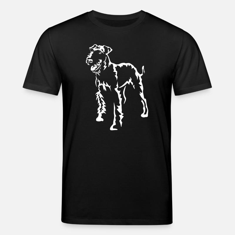 Airedale Terrier « Black Edition » - T-shirt bio CREATOR Stanley/Stella Unisexe - noir