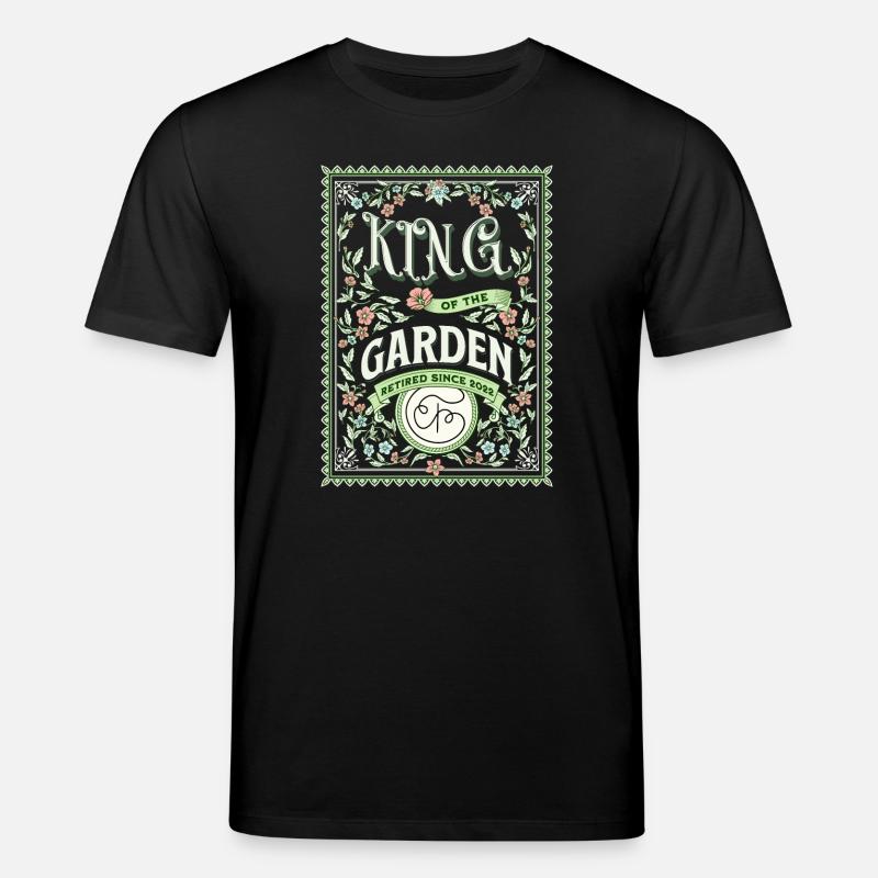 Rentner 2022 Garten Gärtner - Stanley/Stella Unisex Bio-T-Shirt CREATOR - Schwarz