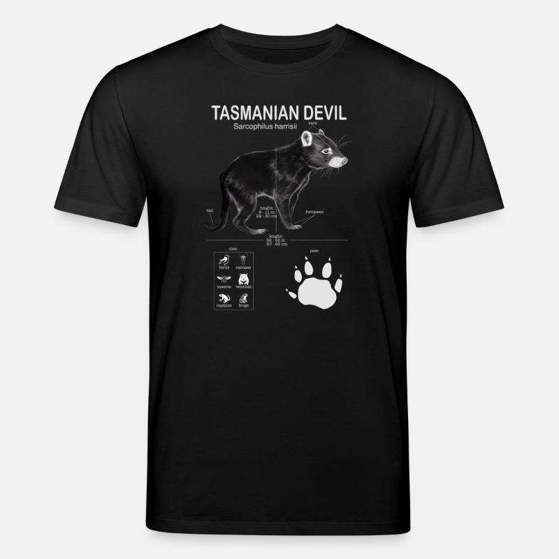 Tasmanian Devil - Stanley/Stella Unisex Bio-T-Shirt CREATOR  - Schwarz