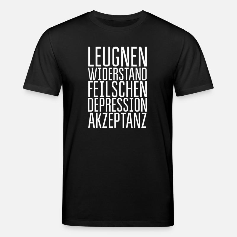 Cinq étapes du deuil - T-shirt bio CREATOR Stanley/Stella Unisexe - noir