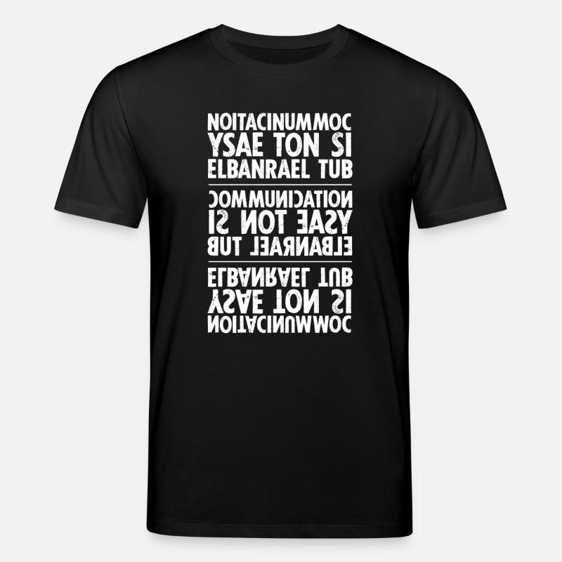 Kommunikation weiß sixnineline - Stanley/Stella Unisex Bio-T-Shirt CREATOR  - Schwarz