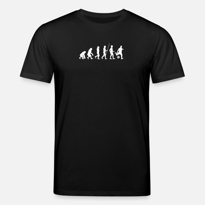 Evolution du football - T-shirt bio CREATOR Stanley/Stella Unisexe - noir