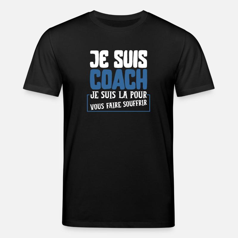Coach souffrir cadeau - T-shirt bio CREATOR Stanley/Stella Unisexe - noir