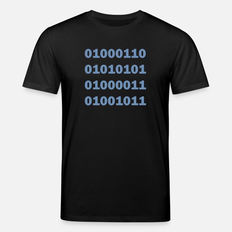 Binär Code Fuck - Stanley/Stella Unisex Bio-T-Shirt CREATOR  - Schwarz