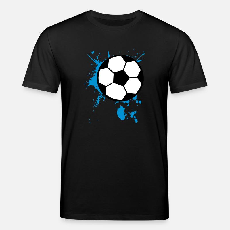 Fußball Splash 3c - Stanley/Stella Unisex Bio-T-Shirt CREATOR  - Schwarz