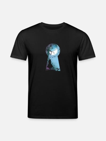 Alice im Wunderland - Stanley/Stella Unisex Bio-T-Shirt CREATOR  - Schwarz