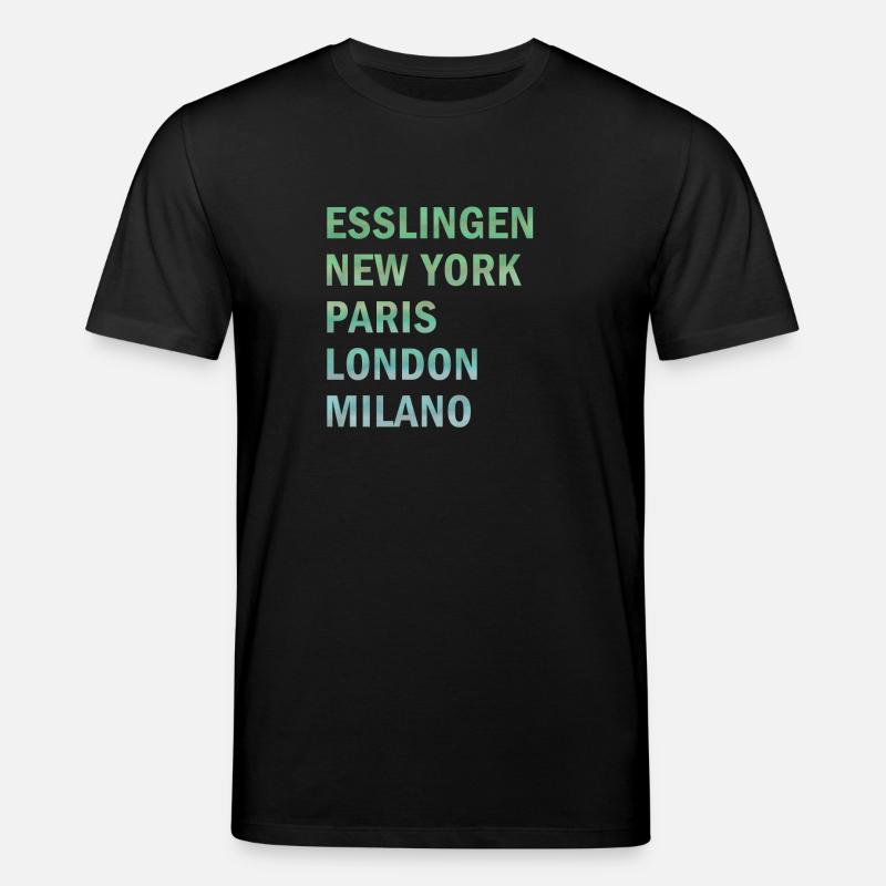 Metropole Esslingen - Stanley/Stella Unisex Bio-T-Shirt CREATOR  - Schwarz