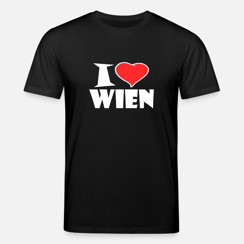 J'aime Vienne - T-shirt bio CREATOR Stanley/Stella Unisexe - noir
