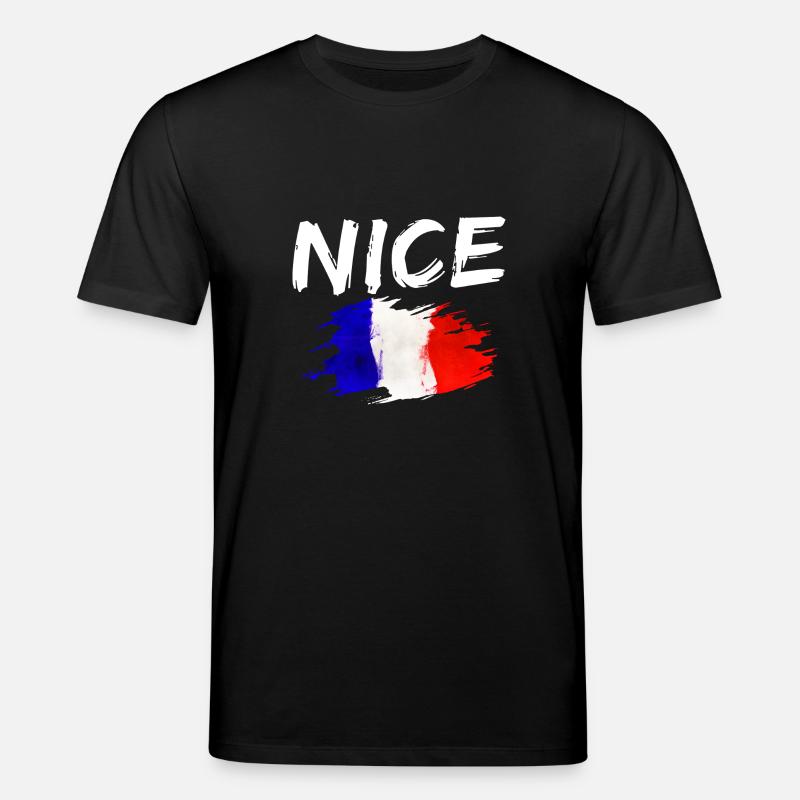 Nice France Drapeau Nice - T-shirt bio CREATOR Stanley/Stella Unisexe - noir