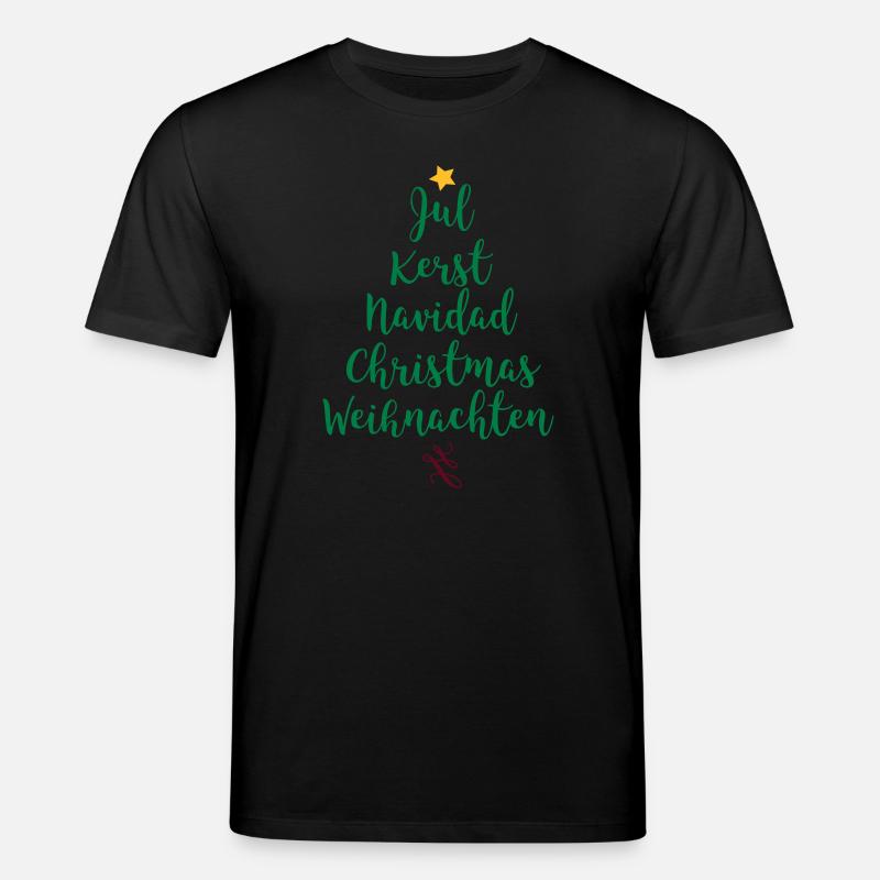 Arbre de Noël - T-shirt bio CREATOR Stanley/Stella Unisexe - noir