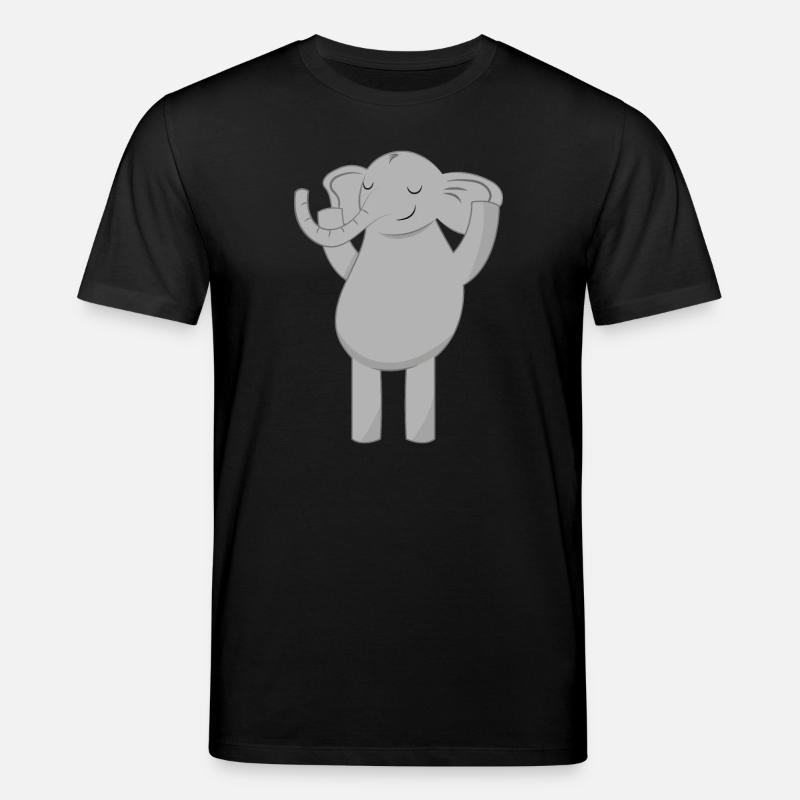 Elefant elefant - Stanley/Stella CREATOR økologisk unisex-T-shirt - sort