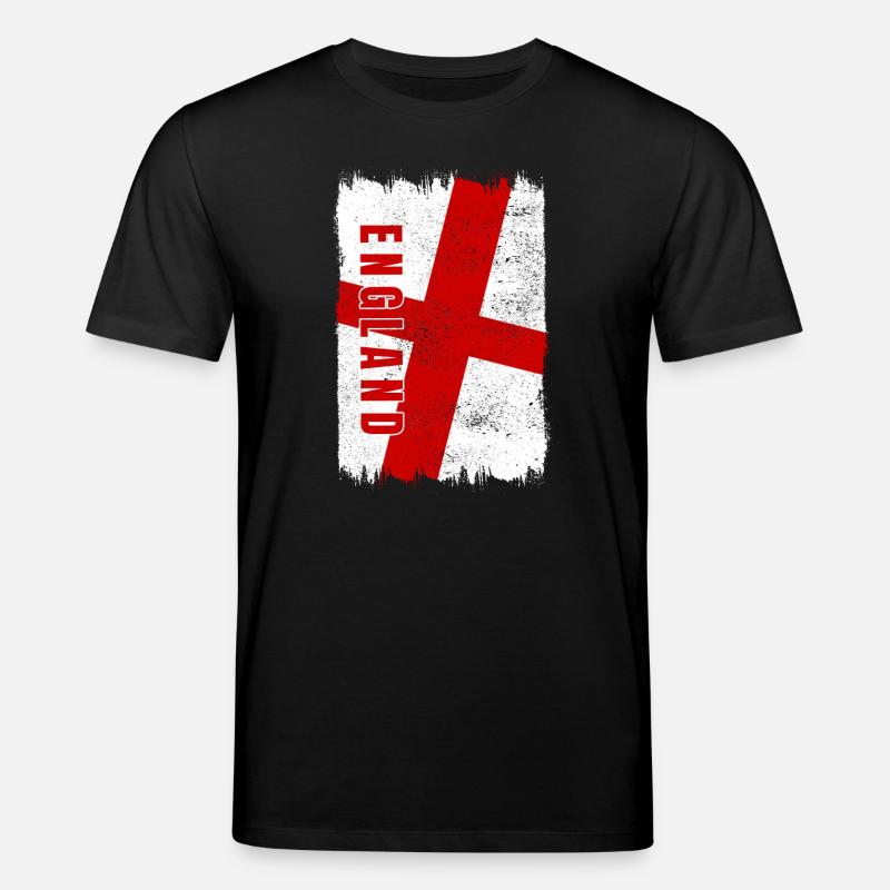 Drapeau de l'Angleterre - T-shirt bio CREATOR Stanley/Stella Unisexe - noir