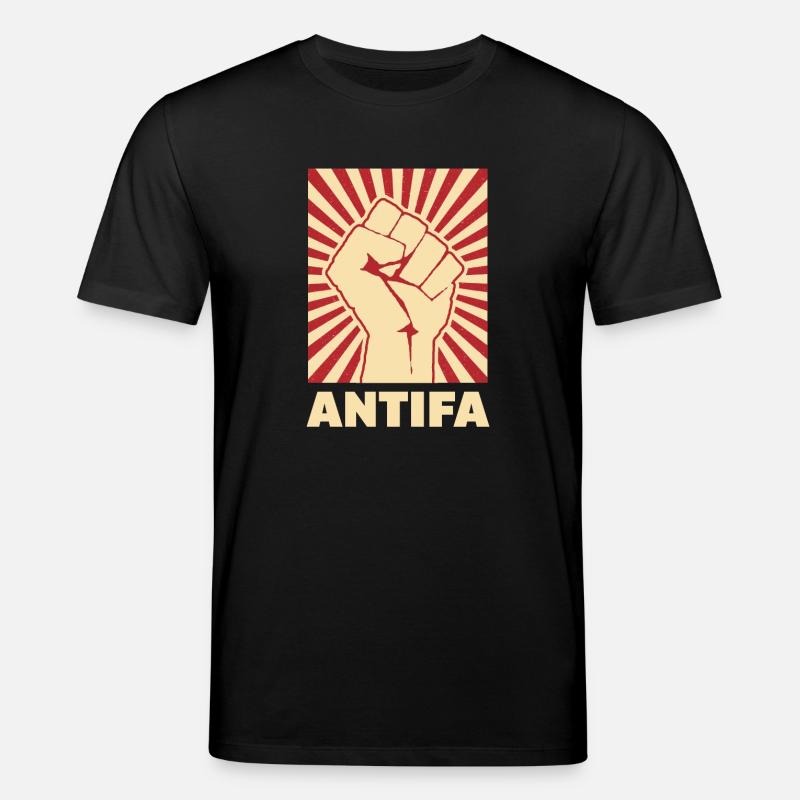 Antifa - Stanley/Stella Unisex Bio-T-Shirt CREATOR  - Schwarz