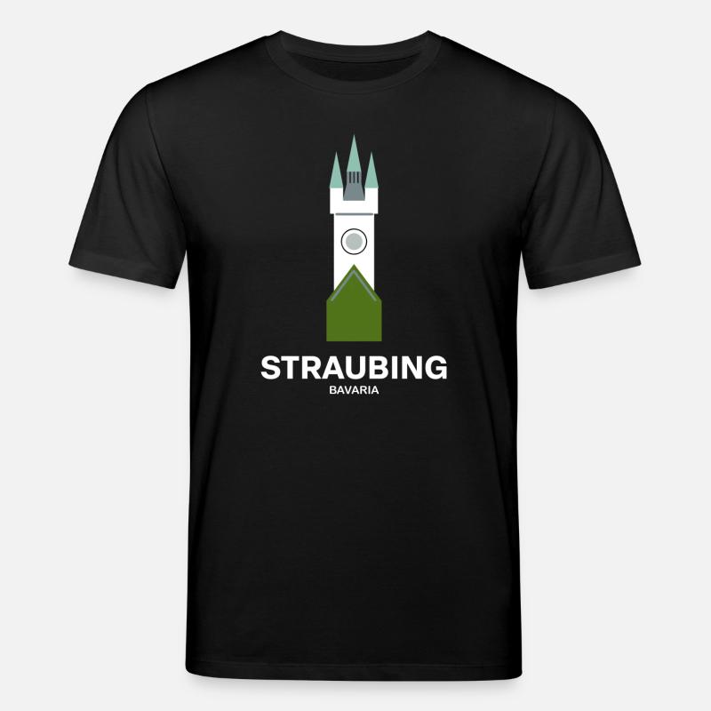 Straubing - Stanley/Stella Unisex Bio-T-Shirt CREATOR  - Schwarz