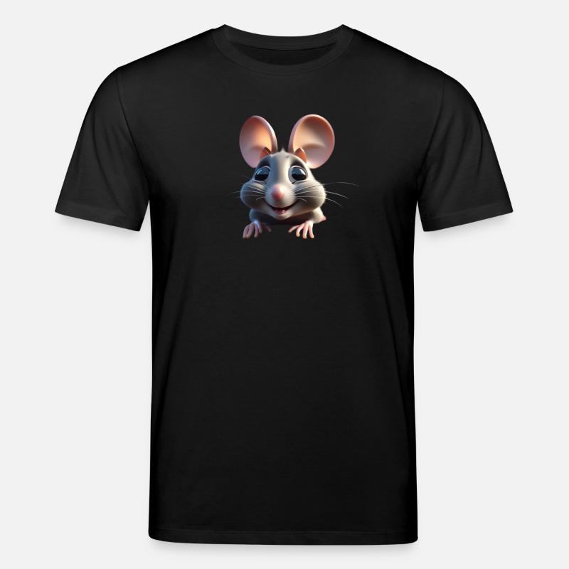 Souris 1 - T-shirt bio CREATOR Stanley/Stella Unisexe - noir