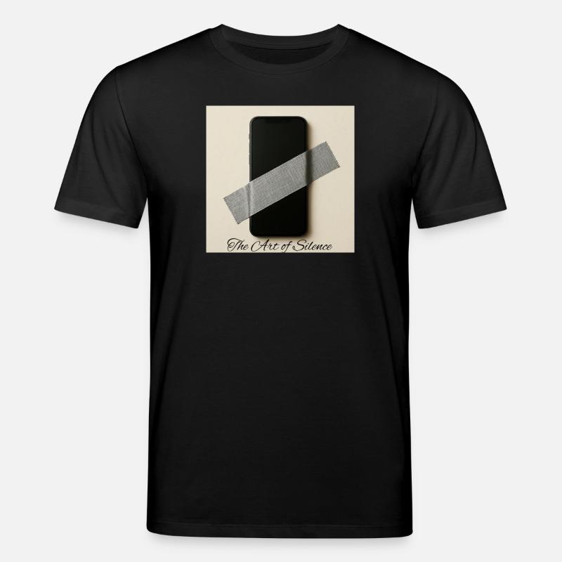Impression d’art mobile silencieuse - T-shirt bio CREATOR Stanley/Stella Unisexe - noir