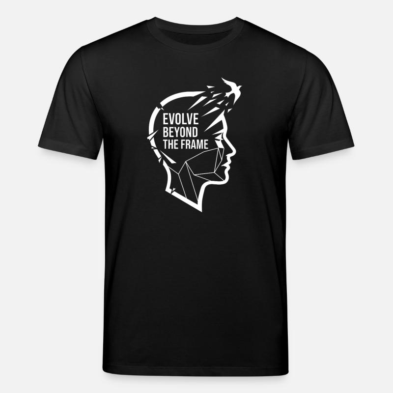 Evolve Beyond The Frame – Kreatives Design - Stanley/Stella Unisex Bio-T-Shirt CREATOR  - Schwarz