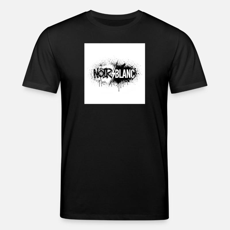 Nordweißer Graffiti-Blitz - Stanley/Stella Unisex Bio-T-Shirt CREATOR - Schwarz