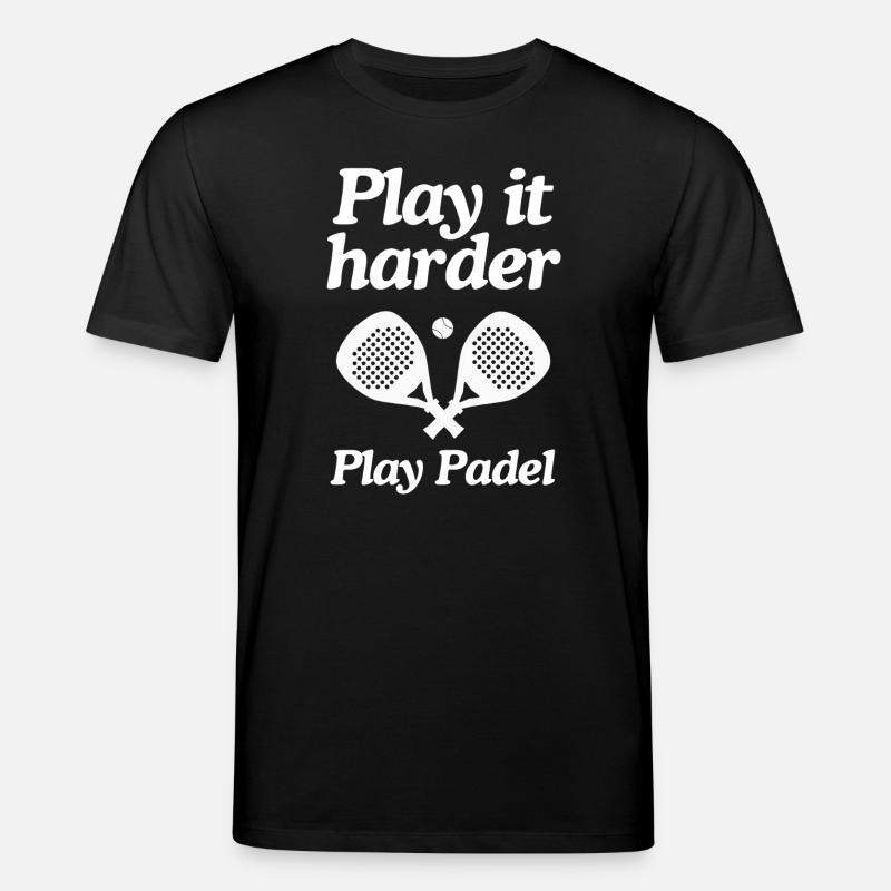 Jouez plus fort – Paddle Logo - T-shirt bio CREATOR Stanley/Stella Unisexe - noir