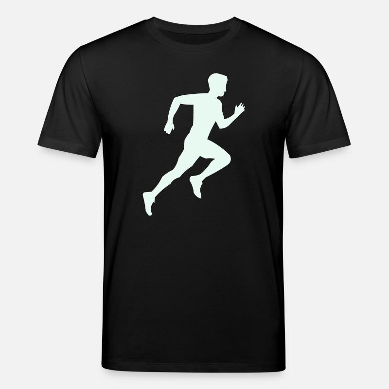 rennen_silhouette- - Stanley/Stella Unisex Bio-T-Shirt CREATOR - Schwarz
