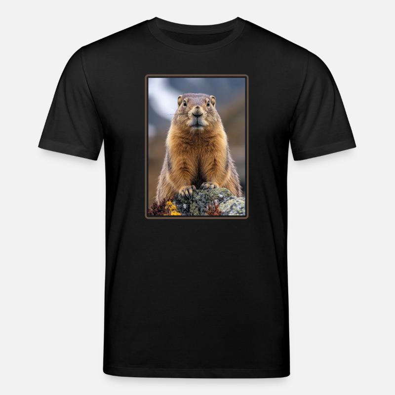 Murmeltiere Murmeltier - Stanley/Stella Unisex Bio-T-Shirt CREATOR  - Schwarz