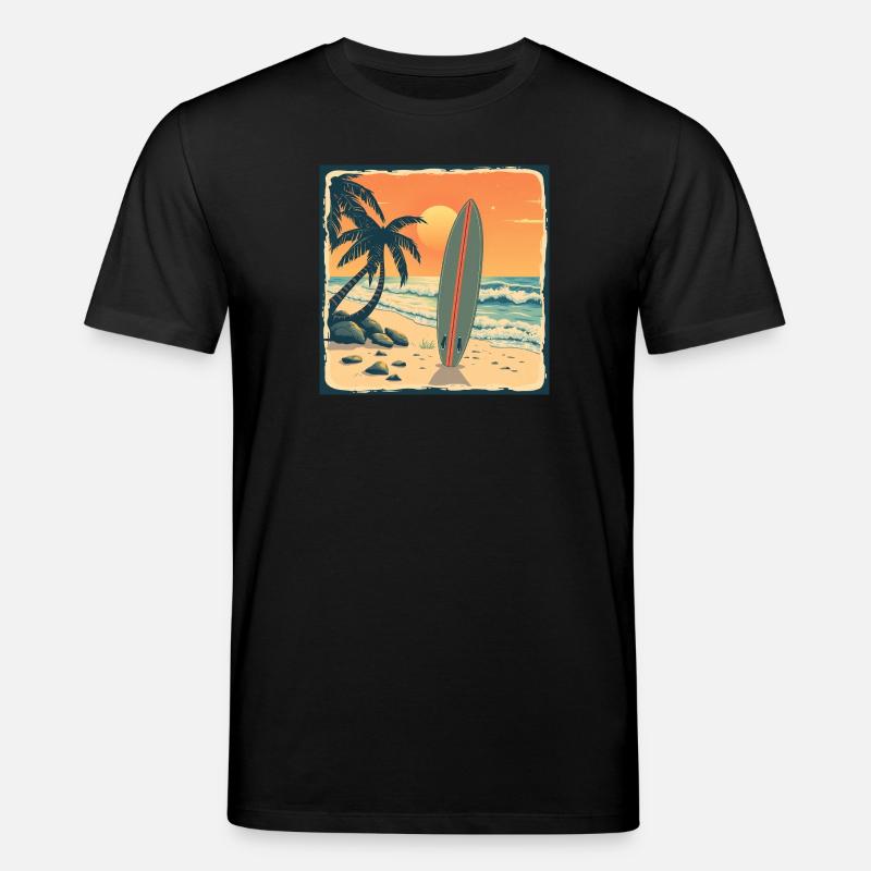 Endless Summer – Retro Surf Vibes - Stanley/Stella Unisex Bio-T-Shirt CREATOR  - Schwarz