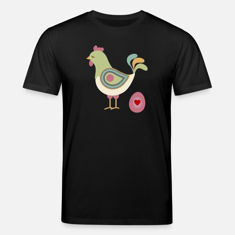 Poulet aux œufs de Pâques - T-shirt bio CREATOR Stanley/Stella Unisexe - noir