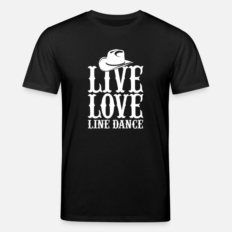 Line Dance - Stanley/Stella Unisex Bio-T-Shirt CREATOR  - Schwarz