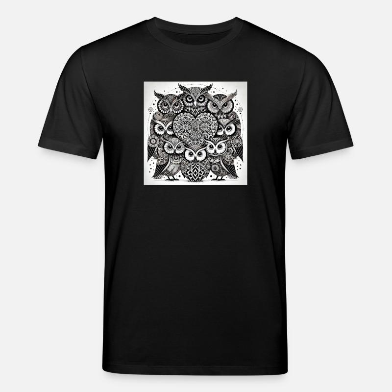 EULE II - Stanley/Stella Unisex Bio-T-Shirt CREATOR  - Schwarz