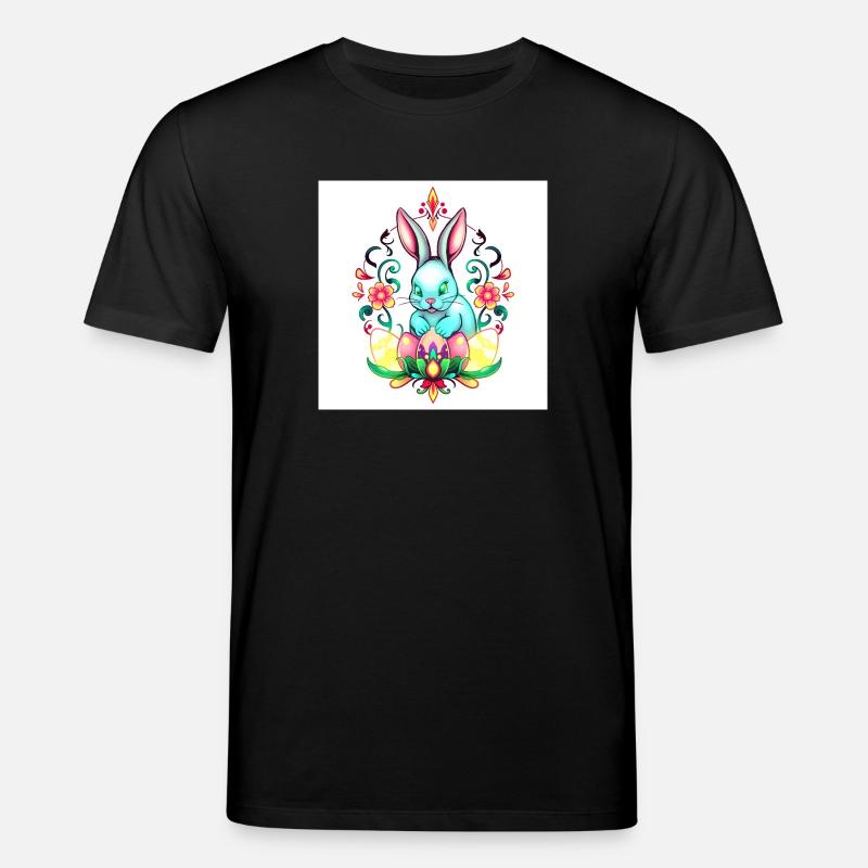 Ei-Catcher: Hase Edition - Stanley/Stella Unisex Bio-T-Shirt CREATOR  - Schwarz