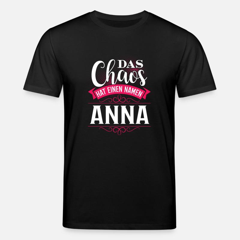 ANNA - Chaos - Stanley/Stella Unisex Bio-T-Shirt CREATOR  - Schwarz