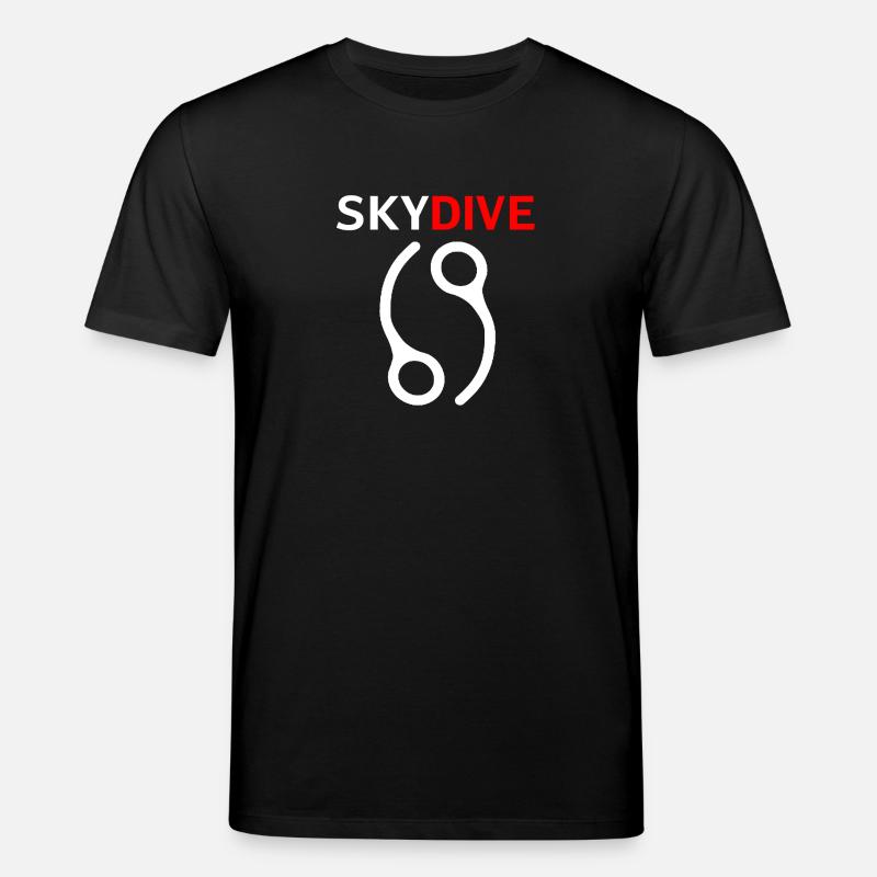 Skydive Pin 69 Blanc - T-shirt bio CREATOR Stanley/Stella Unisexe - noir