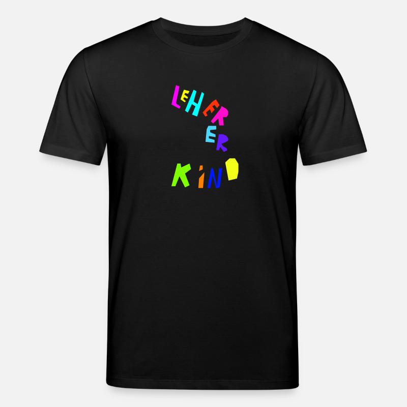 Lehrerkind bunt - Stanley/Stella Unisex Bio-T-Shirt CREATOR  - Schwarz