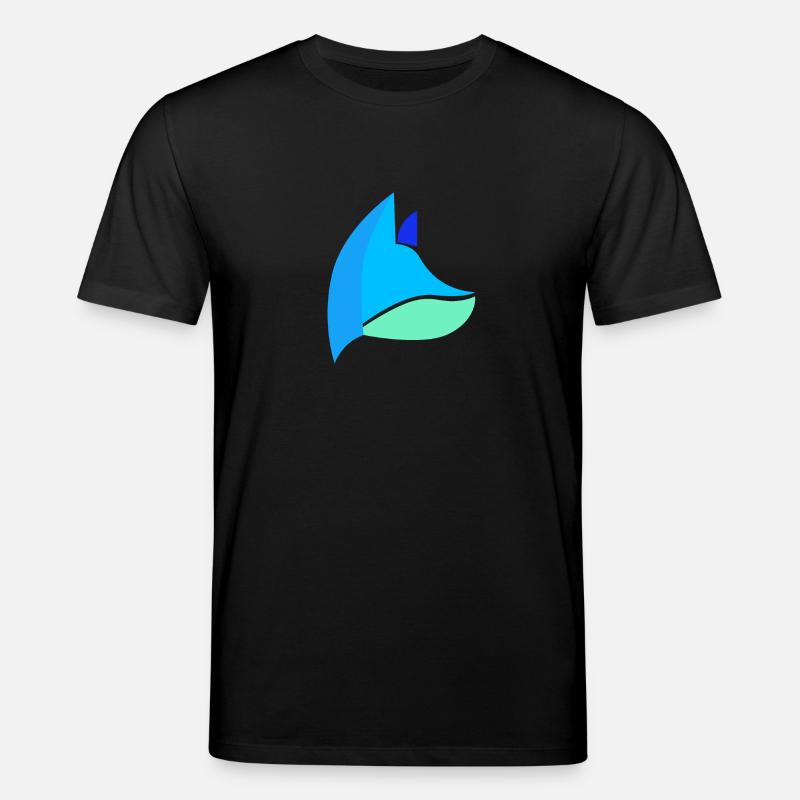 Fuchs blau - Stanley/Stella Unisex Bio-T-Shirt CREATOR - Schwarz