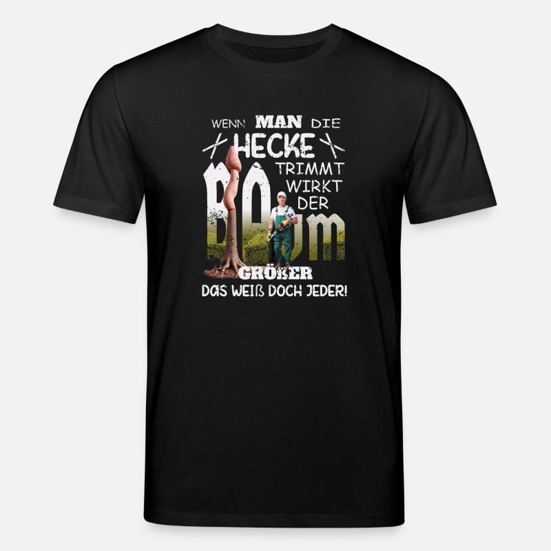 Großer Penis Baum - Stanley/Stella Unisex Bio-T-Shirt CREATOR  - Schwarz
