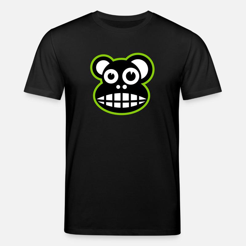 Lustiger Affe - Stanley/Stella Unisex Bio-T-Shirt CREATOR  - Schwarz