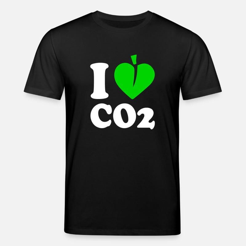 I love co2 - Stanley/Stella Unisex Bio-T-Shirt CREATOR - Schwarz