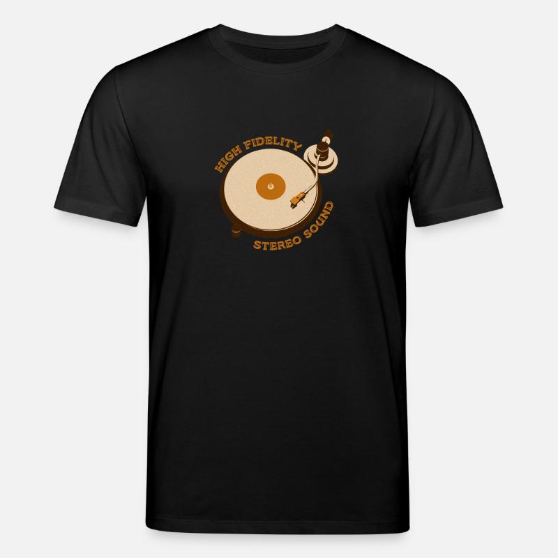 Reto Turntable - Stanley/Stella CREATOR Unisex Organic T-Shirt - black