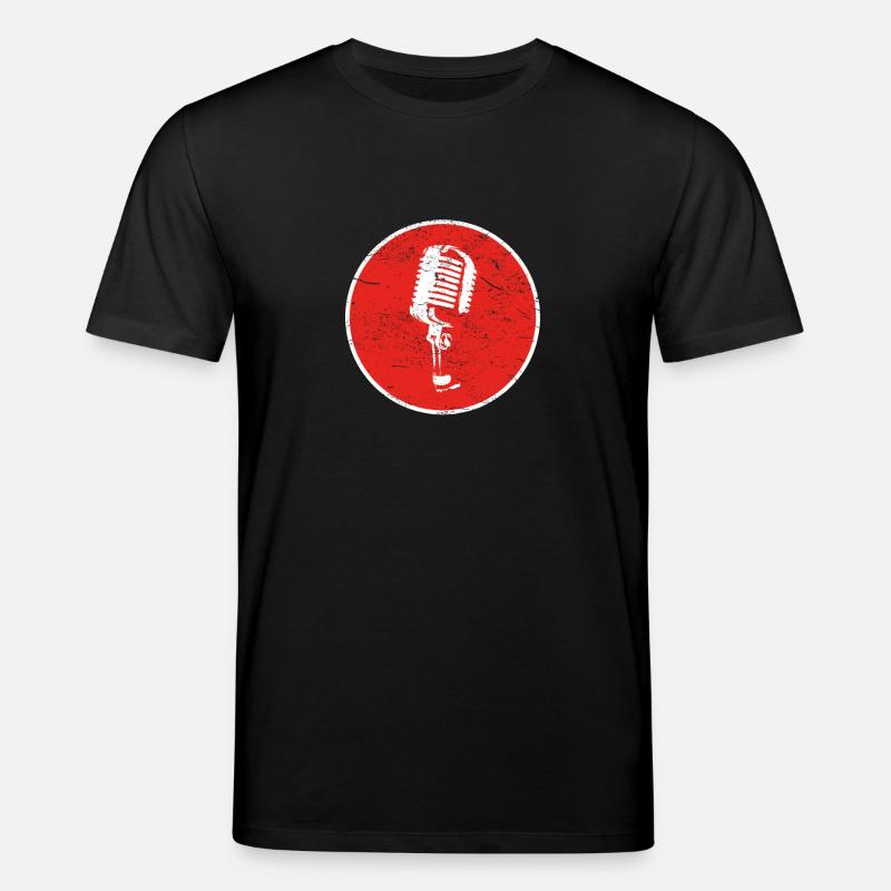 Cadeau MIC MICROPHONE MICROPHONE - T-shirt bio CREATOR Stanley/Stella Unisexe - noir