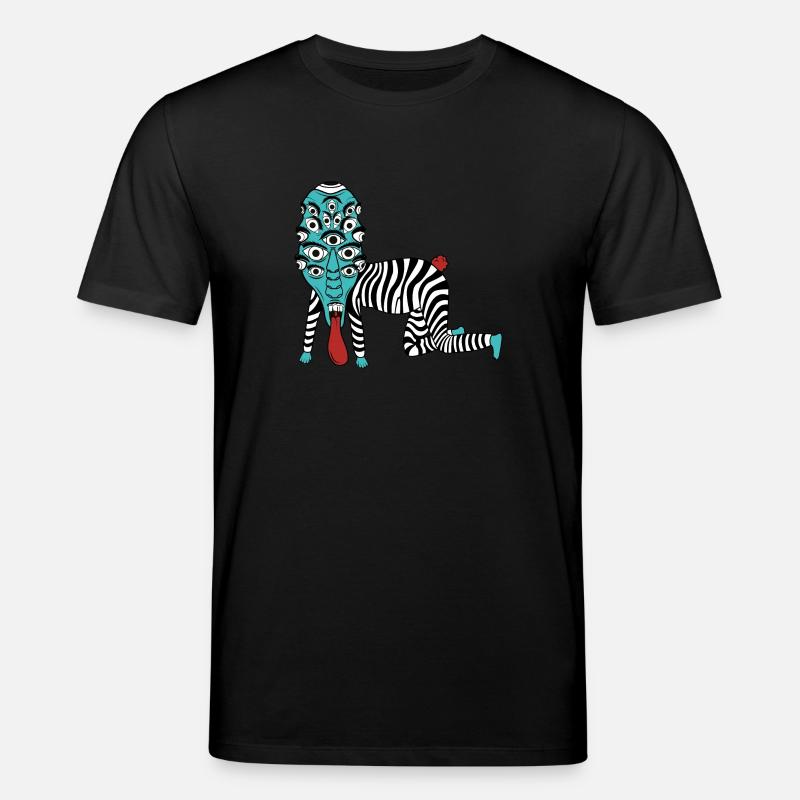 SpaceHoop - Alien - Stanley/Stella Unisex Bio-T-Shirt CREATOR - Schwarz