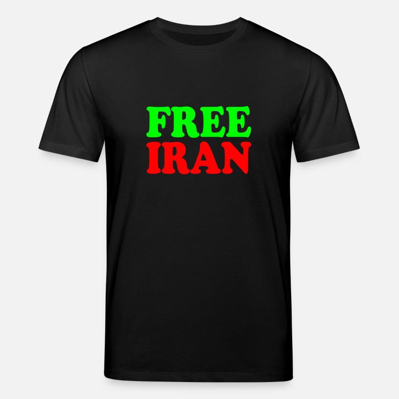 Free iran - Stanley/Stella Unisex Bio-T-Shirt CREATOR  - Schwarz