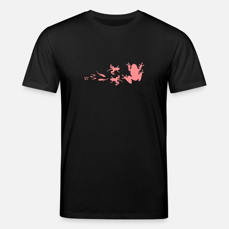 frog_evolution - Stanley/Stella CREATOR Unisex Organic T-Shirt - black