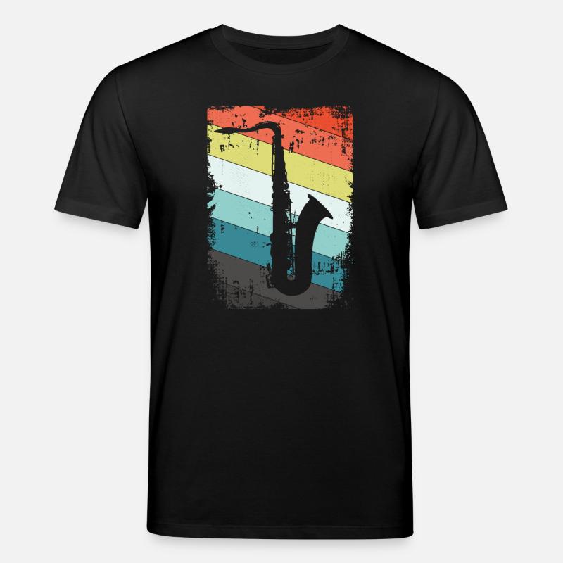 Saxophone saxophone - T-shirt bio CREATOR Stanley/Stella Unisexe - noir