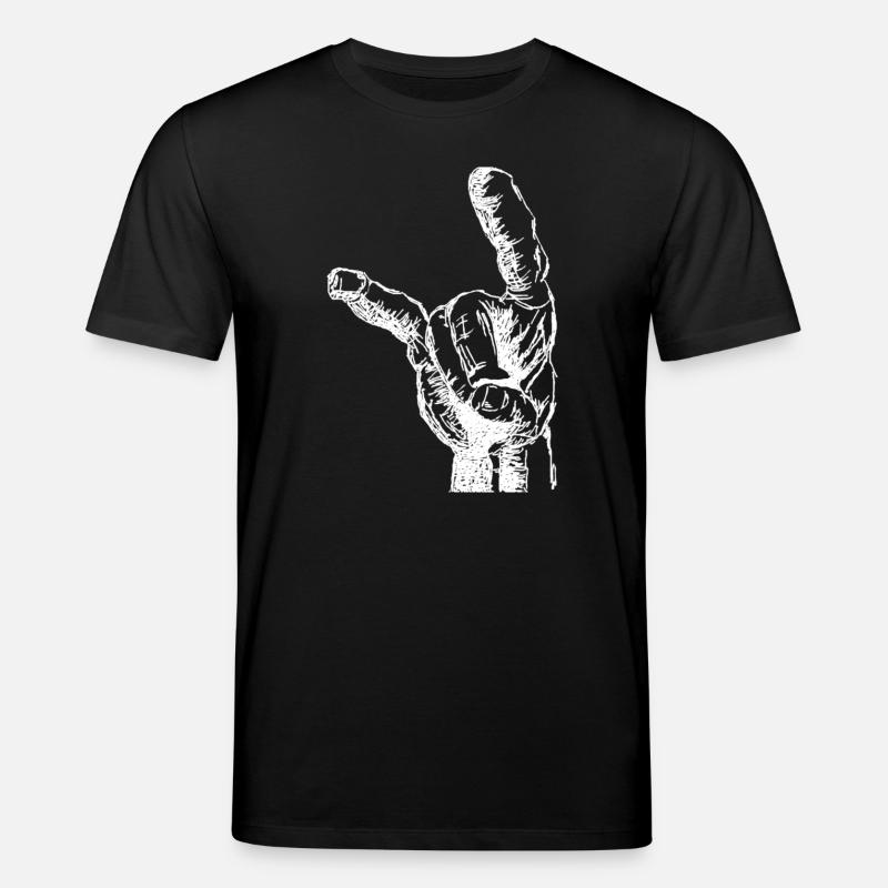La main de Headbanger - T-shirt bio CREATOR Stanley/Stella Unisexe - noir