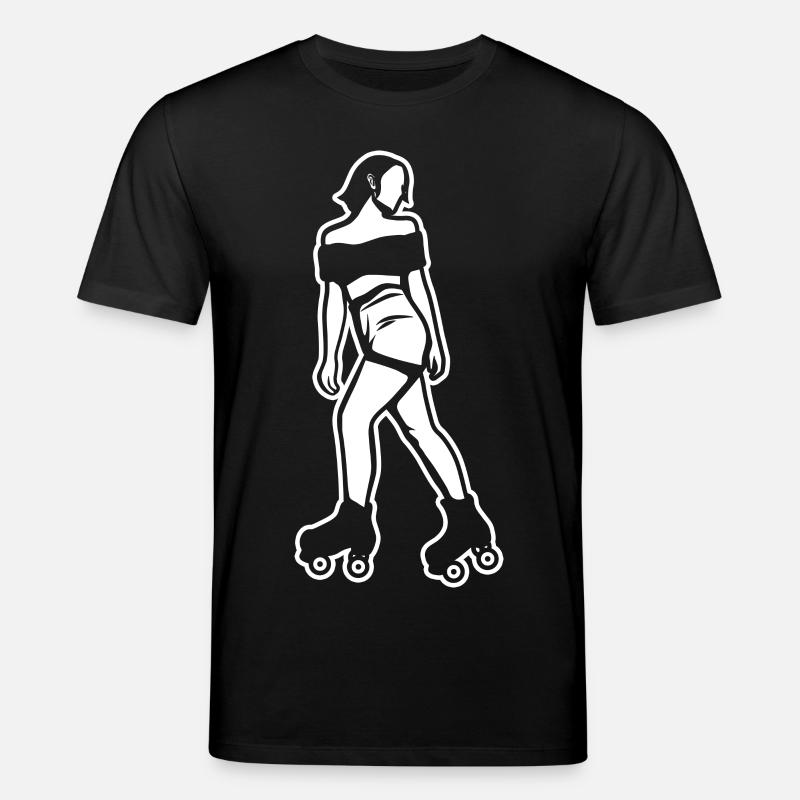 Rollerskates Mädchen - Stanley/Stella Unisex Bio-T-Shirt CREATOR  - Schwarz