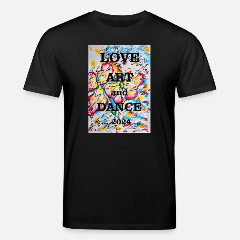 Blumenmädchen - Stanley/Stella Unisex Bio-T-Shirt CREATOR  - Schwarz