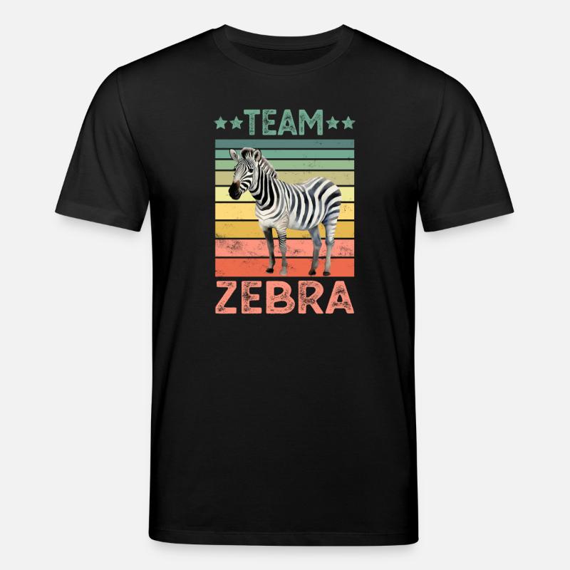 Zebra - Stanley/Stella Unisex Bio-T-Shirt CREATOR  - Schwarz