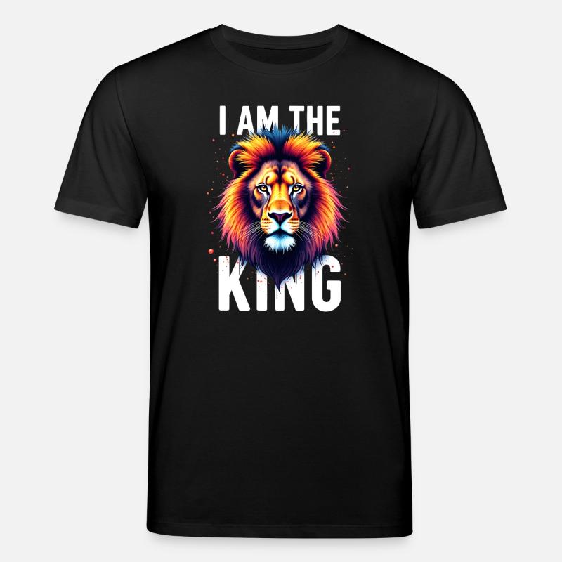 I am the King Löwe - T-shirt bio CREATOR Stanley/Stella Unisexe - noir